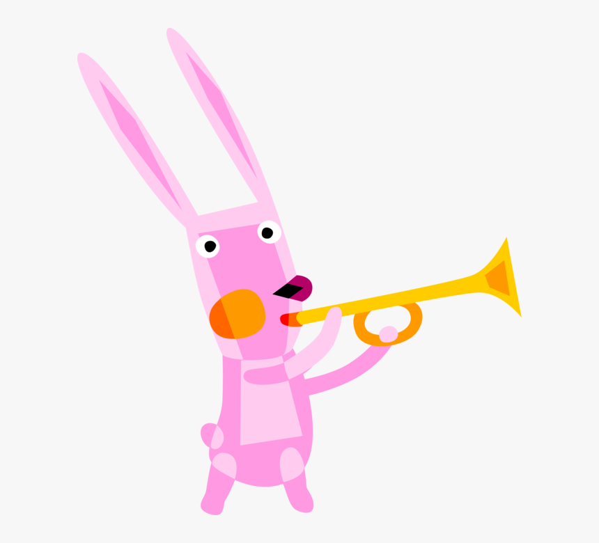 Transparent Rabbit Vector Png - Cartoon, Png Download