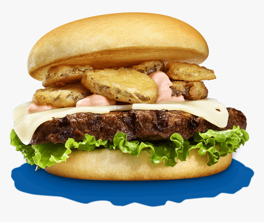 Fried Pickle Burger, HD Png Download