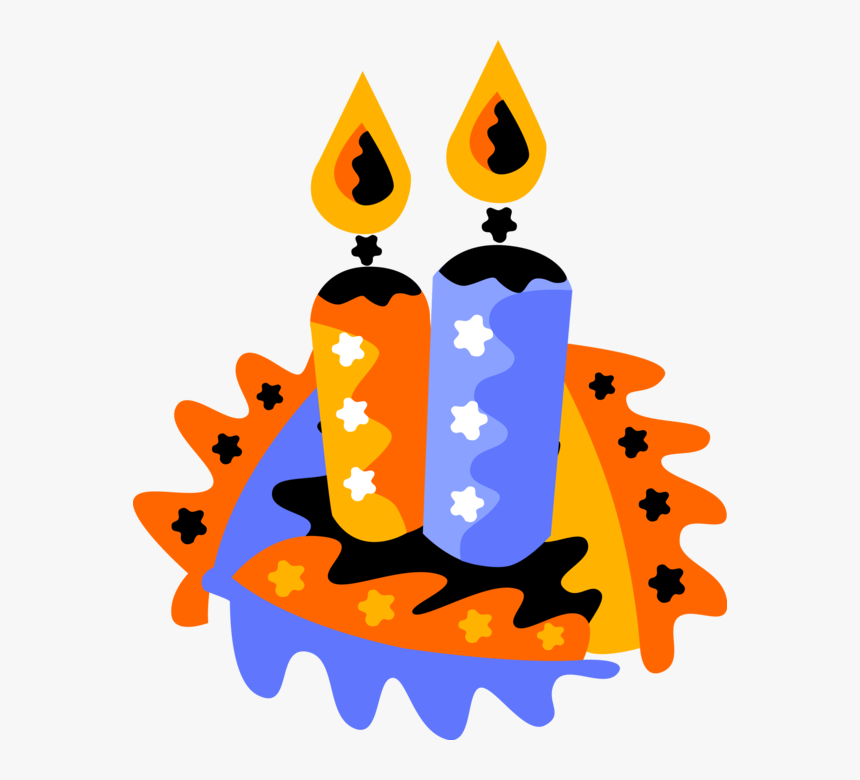 Transparent Melting Candle Clipart, HD Png Download