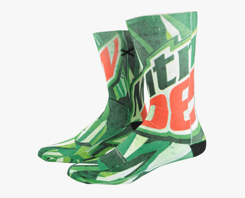 Mountain Dew Socks - Mt Dew Socks, HD Png Download