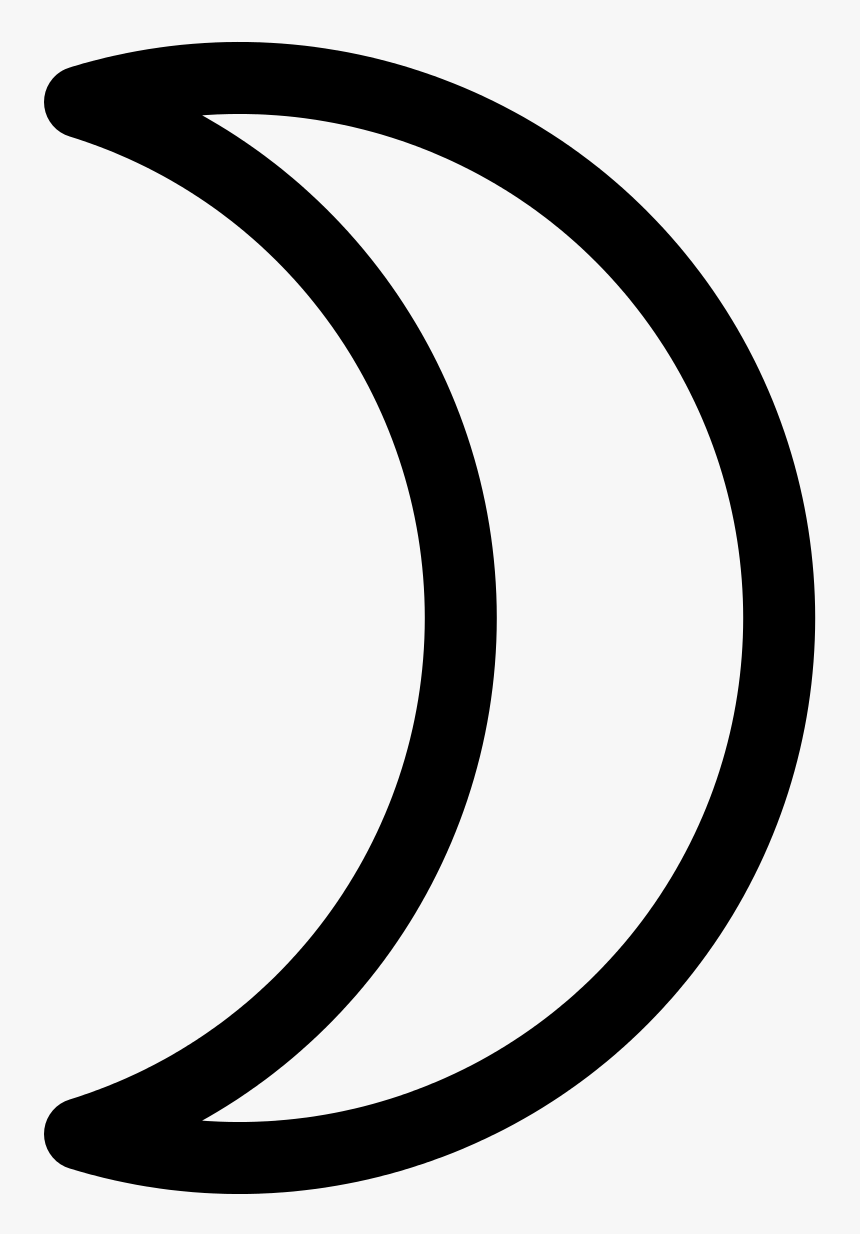 Moon Astrology Symbol, HD Png Download