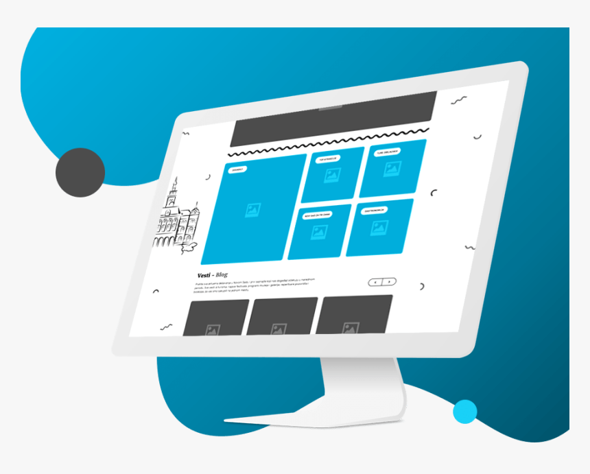 Led-backlit Lcd Display, HD Png Download