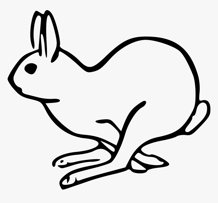 Bunny Danko Friendly Rabbit Clip Art At Vector Clip - Arctic Hare Clip Art, HD Png Download