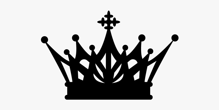 Negra Coroa De Fotos - Silver Crown Transparent Background, HD Png Download