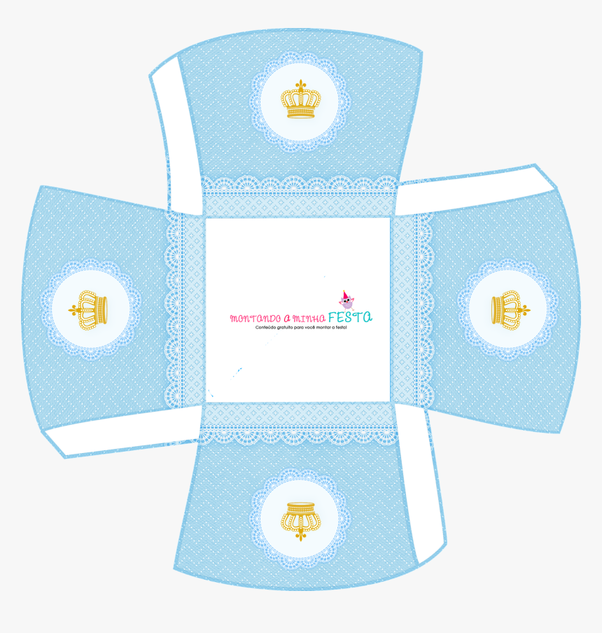 Clip Art Coroa Pr Ncipe Azul - Molde Cachepo Ursinho Principe, HD Png Download