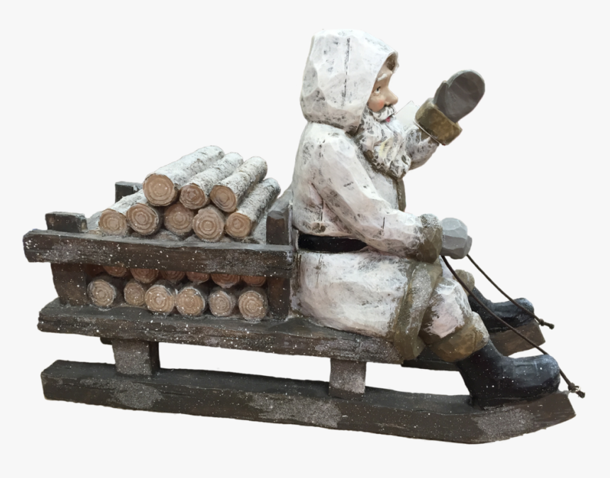 Sleigh Png Transparent Picture - Statue, Png Download