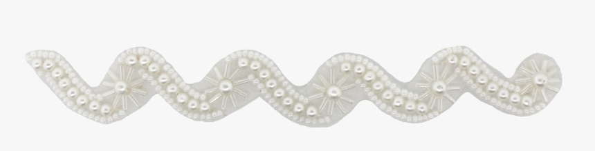 Beaded & Pearl Trim Curvey Banding - Pearl Beaded Trim Png, Transparent Png