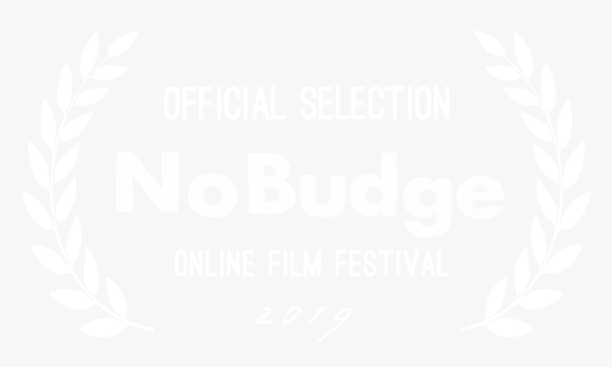 Nobudge Laurels Online Film Festival 2019 White - Nobudge, HD Png Download