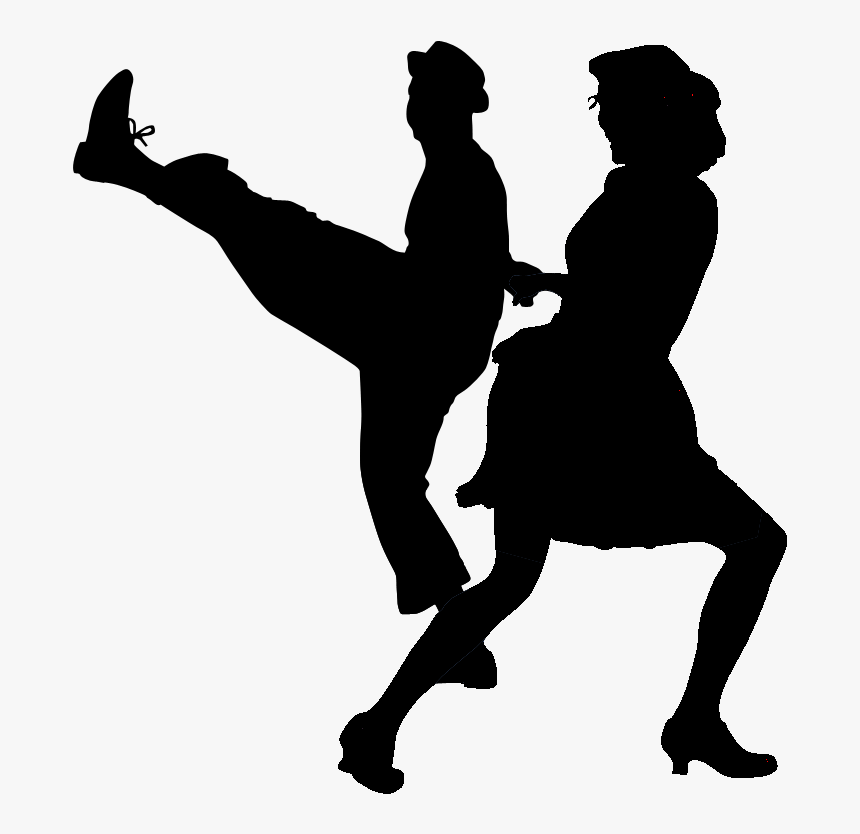 Couple Dancing Silhouette Png, Transparent Png