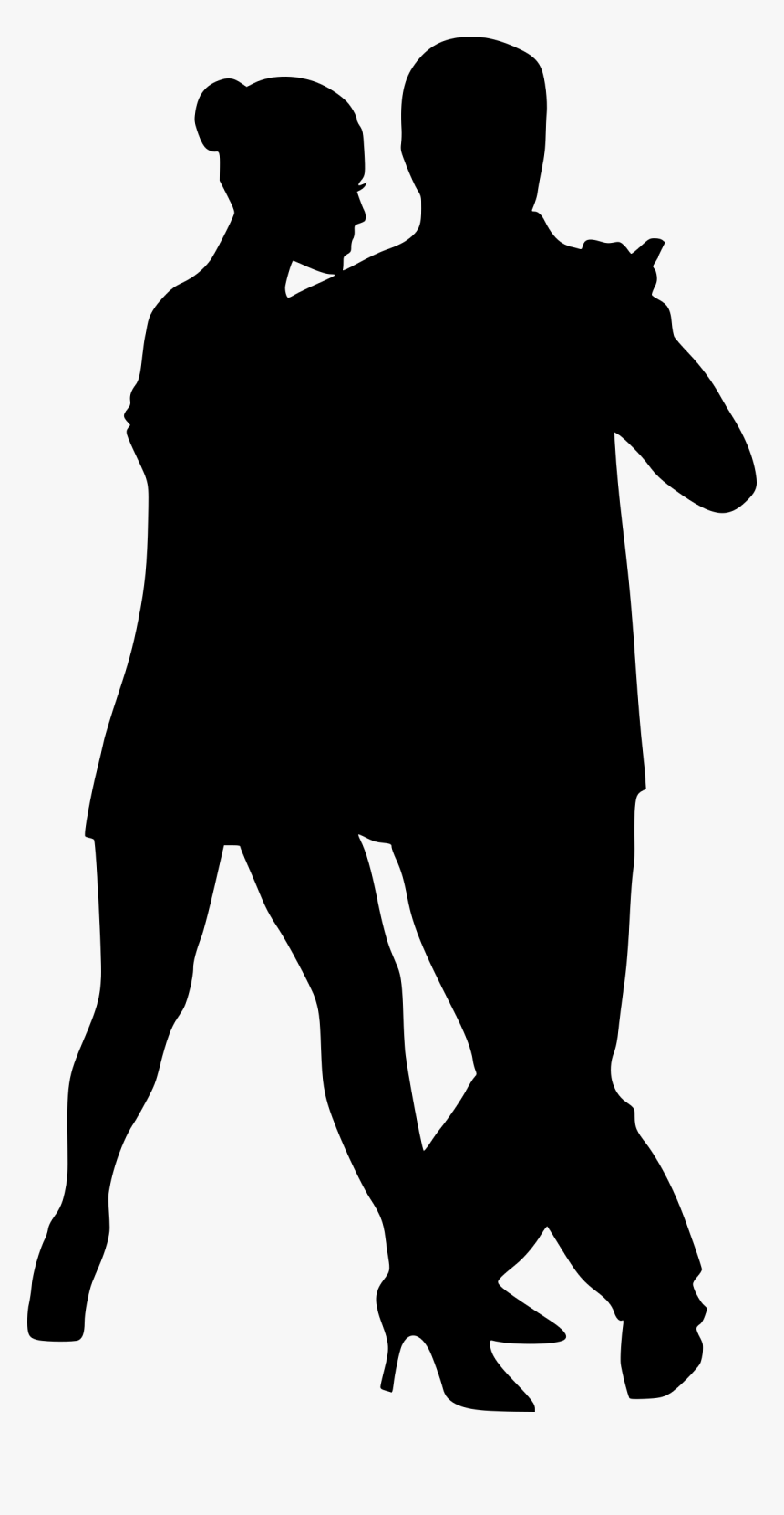 Dancing Couple 22 Clip Arts - Silhouette Dance Kontemporer, HD Png Download