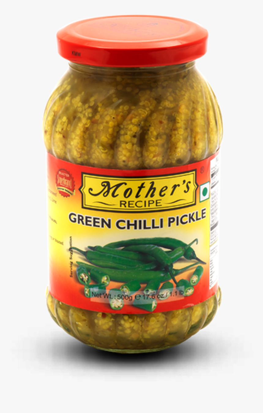 Green Chilli Pickle - Mother's Recipe Mango Pickle Mild, HD Png Download