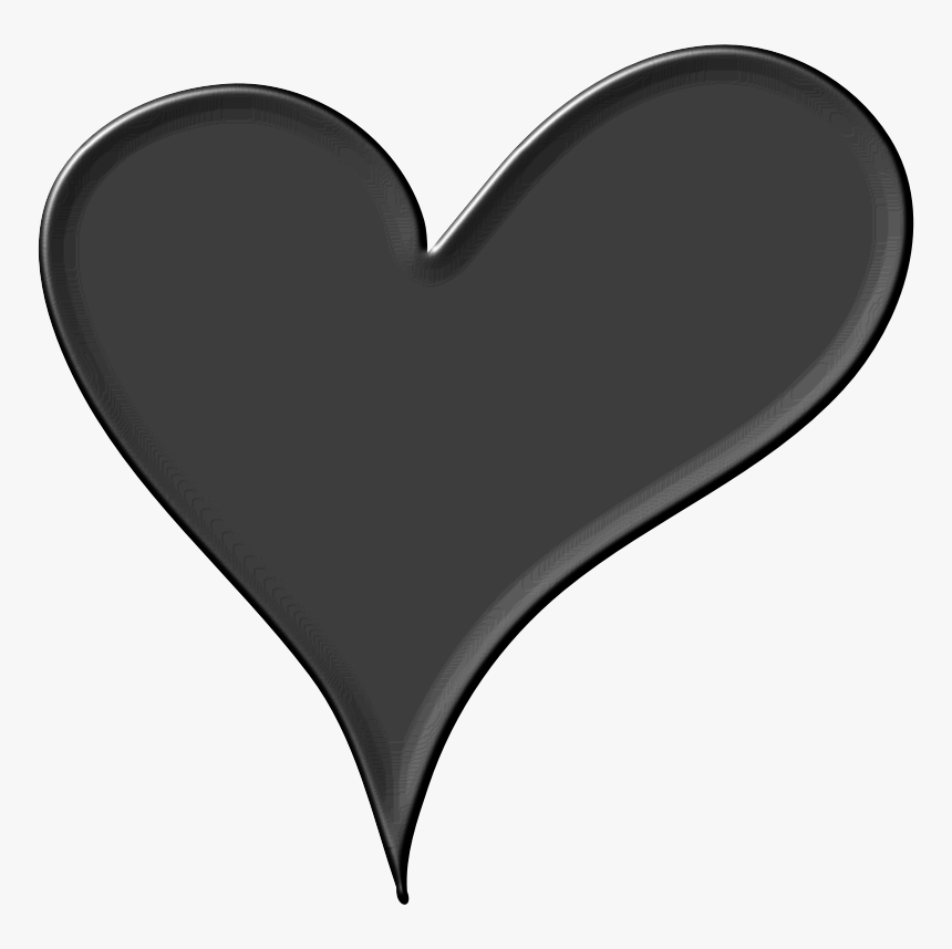 Black And White Heart Png - Heart Black White Png, Transparent Png