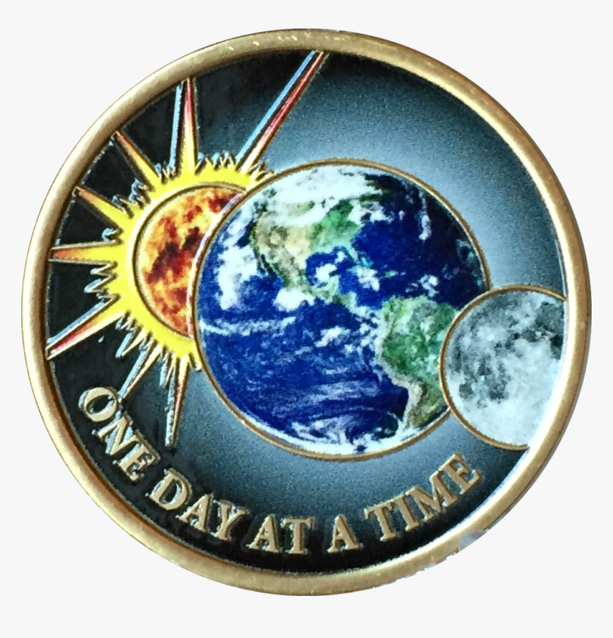 Universe One Day At A Time Color Medallion Sun Moon - One Day At A Time Universe Sun Moon, HD Png Download