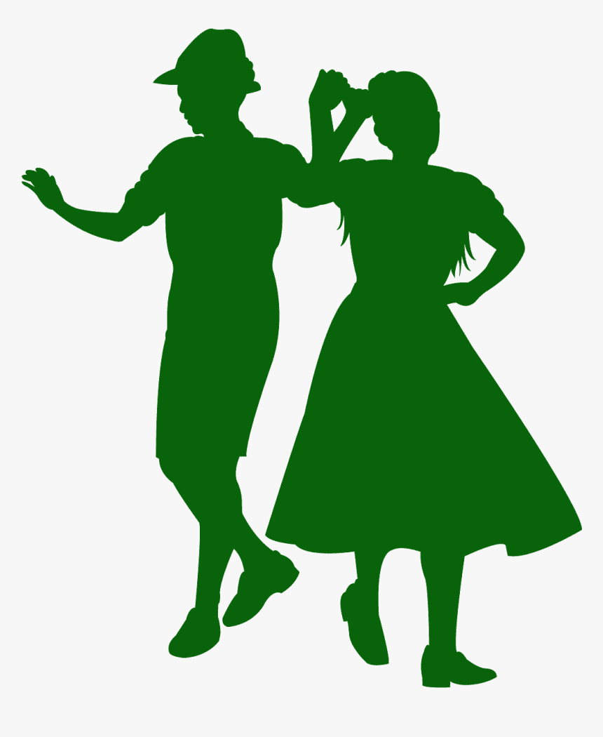 Square Dance Silhouette, HD Png Download
