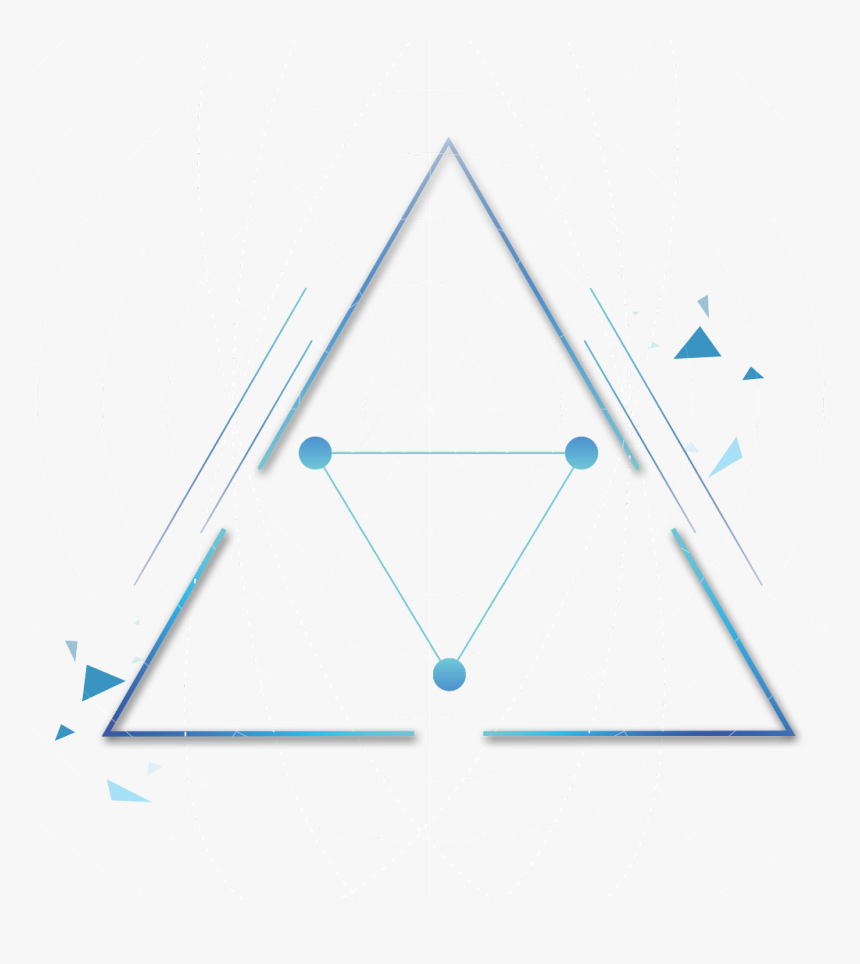 #geometric #triangles #abstract - Abstract Triangles, HD Png Download