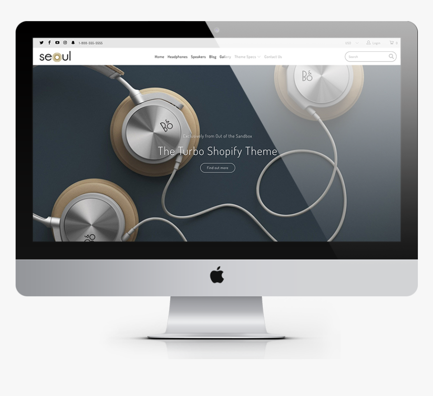 Turbo Seoul Shopify Theme, HD Png Download