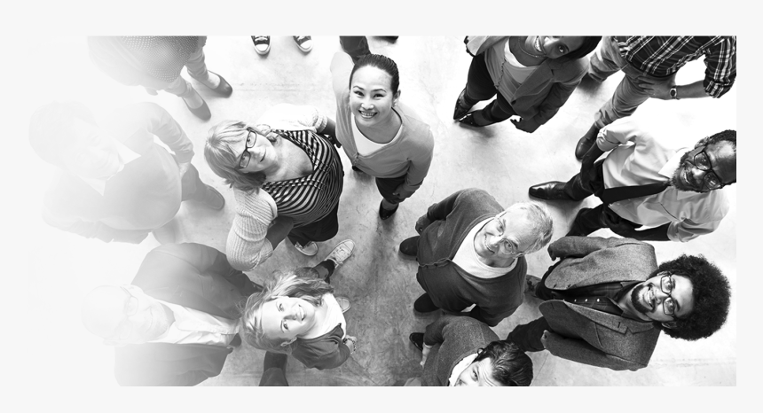 Group Of People Looking Up, HD Png Download