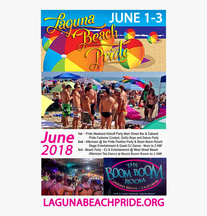 Transparent Beach Party Png - Laguna Beach Pride 2018, Png Download