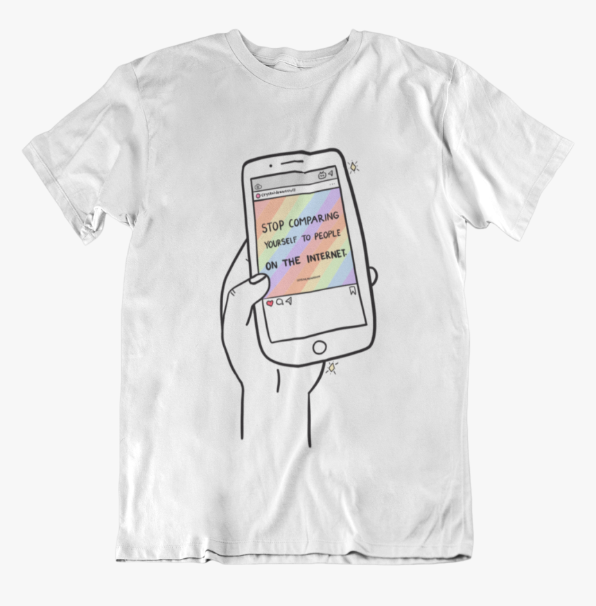 Load Image Into Gallery Viewer, Stop Comparing Yourself - Scarlett Johansson Gandhi Tshirt, HD Png Download