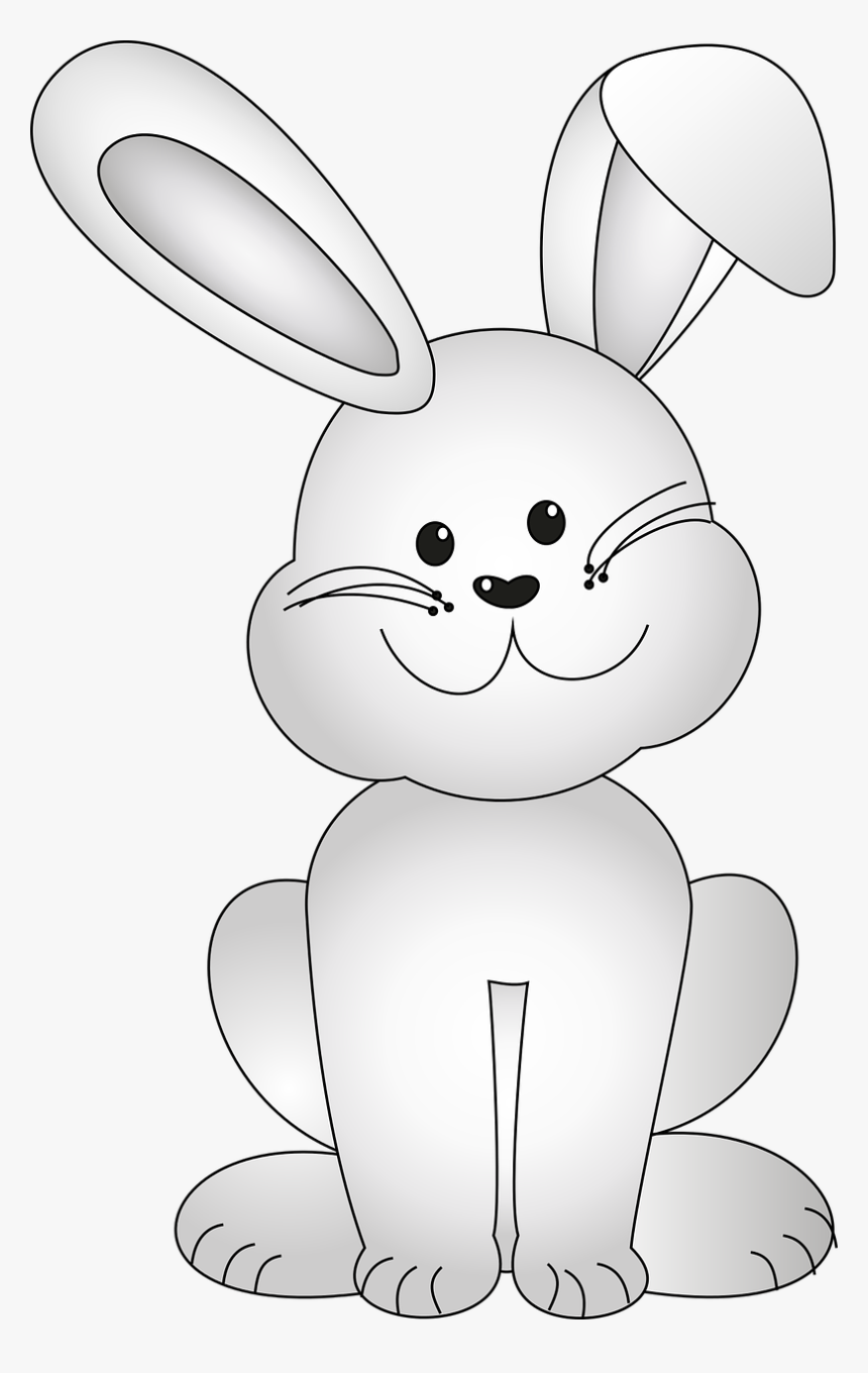 Easter Bunny Easter Hare Free Picture - Pupu Piirrettynä, HD Png Download
