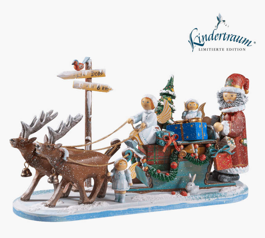 Reindeer Sleigh - Carriage, HD Png Download