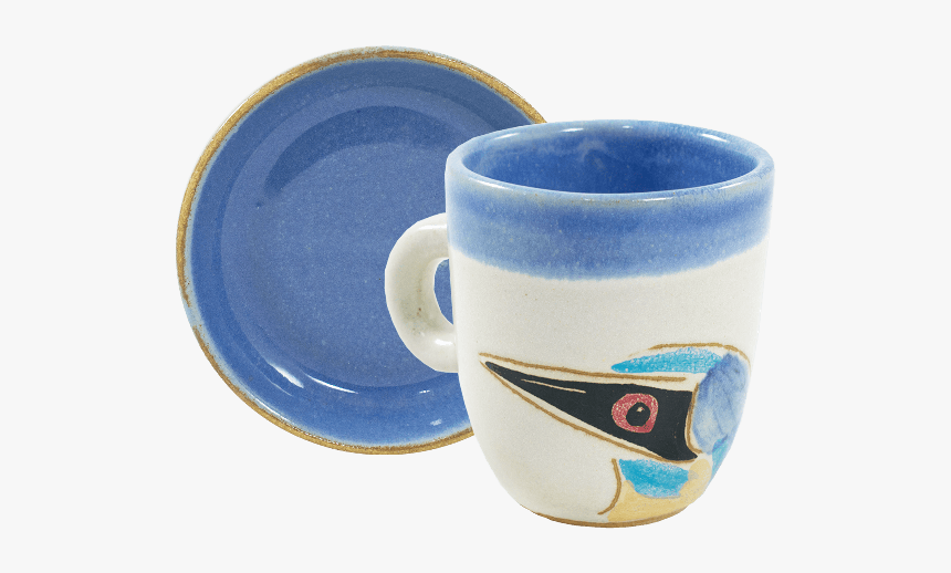 Comprar Canequinha Udu De Coroa Azul E Pratinho Azul - Coffee Cup, HD Png Download