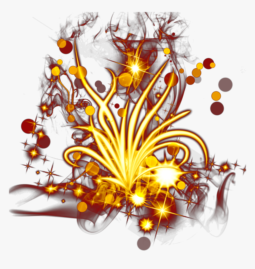 Transparent Light Effects Background Png - Flower Stars Transparent Png, Png Download