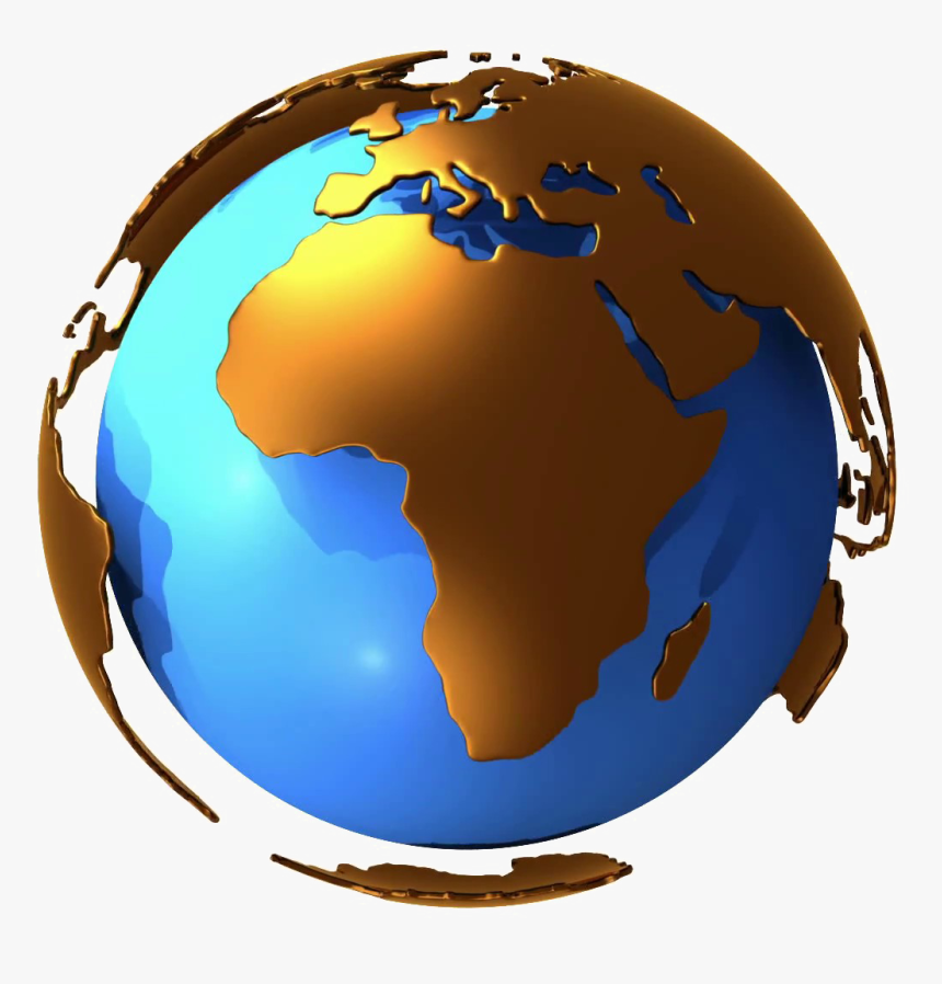 Earth Chroma Key Globe World - Earth Globe Transparent Png, Png Download