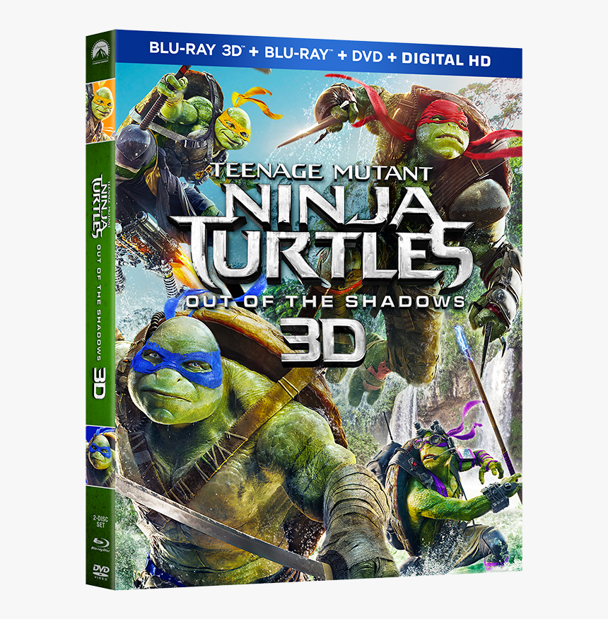 Teenage Mutant Ninja Turtles 2 Blu Ray, HD Png Download