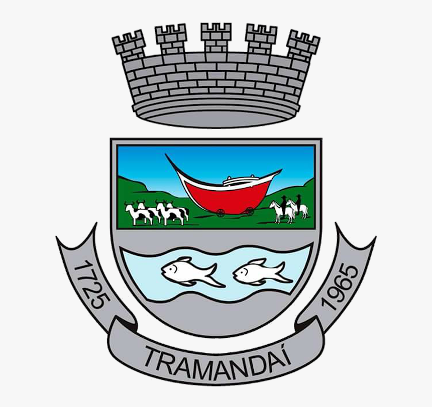 Brasão De Armas Do Município De Tramandaí, No Estado - Brasão Prefeitura De Tramandai, HD Png Download