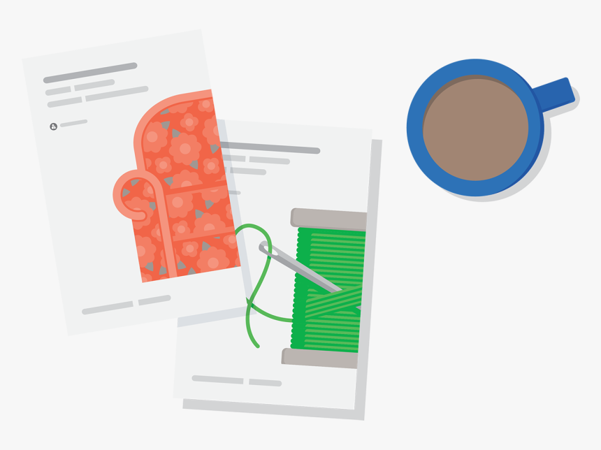 Money As You Grow Reading Guides Next To Coffee Mug - Graphic Design, HD Png Download