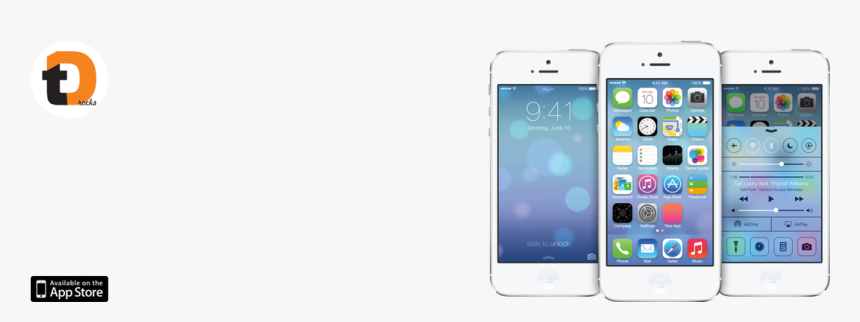 Iphone 5 Ios 7, HD Png Download
