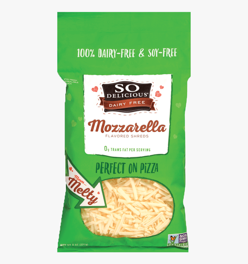Dairy Free Mozzarella Shreds 
class Pro-xlgimg - So Delicious Mozzarella Shreds, HD Png Download