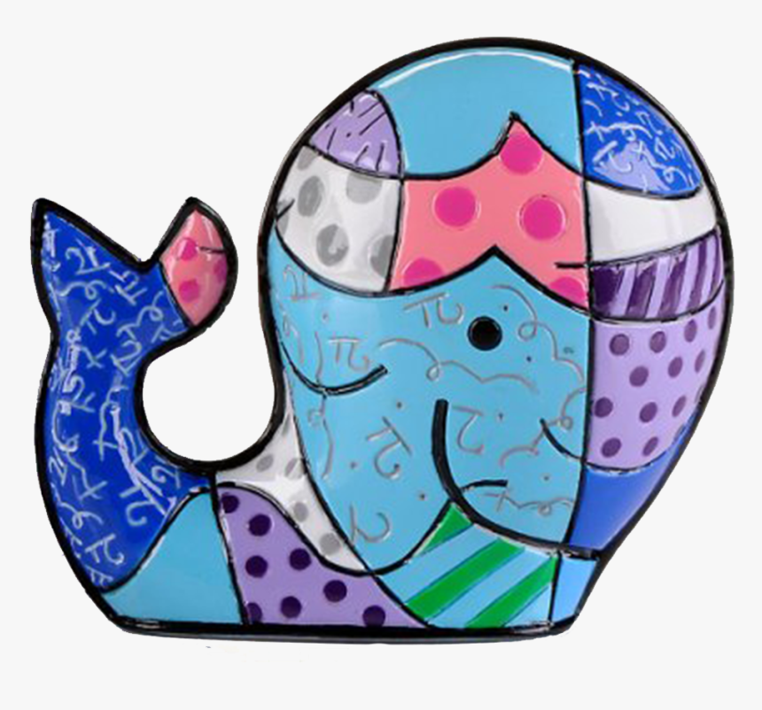 Britto Miniwhale B V - Ballenaa De Romero Britto, HD Png Download