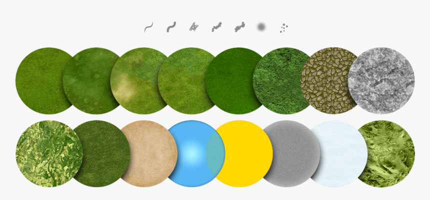 Brushes And Textures - Circle, HD Png Download