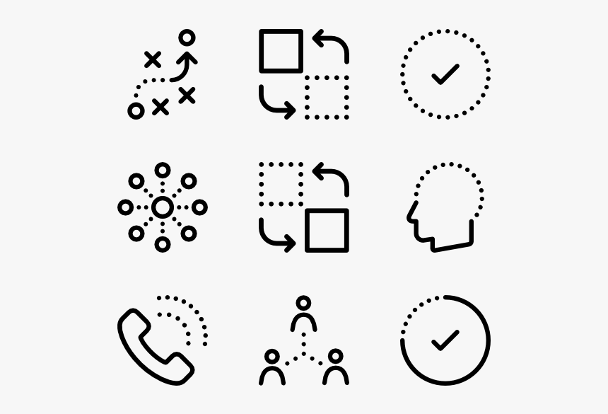 Dashed Elements - Illustration, HD Png Download