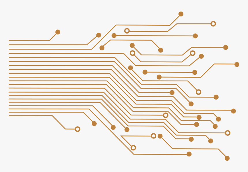 Circuit Background Vector , Png Download - Lineas De Circuito Png, Transparent Png