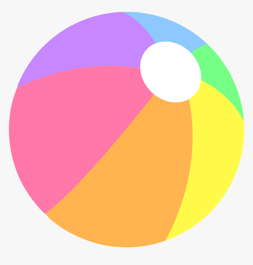 Summer Ball Beach Png - Clipart Beach Ball Png, Transparent Png