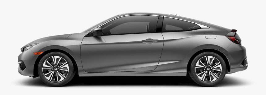 Transparent Side Profile Png - 2018 Honda Civic Coupe Ex L, Png Download