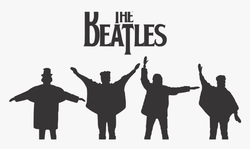 Help The Beatles Silhouette Abbey Road Image - Beatles Help Silhouette, HD Png Download