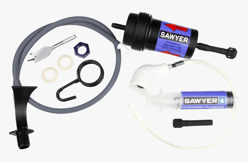 Water Purifier Bucket Adapter System - Sawyer 0.02 Micron Filter, HD Png Download