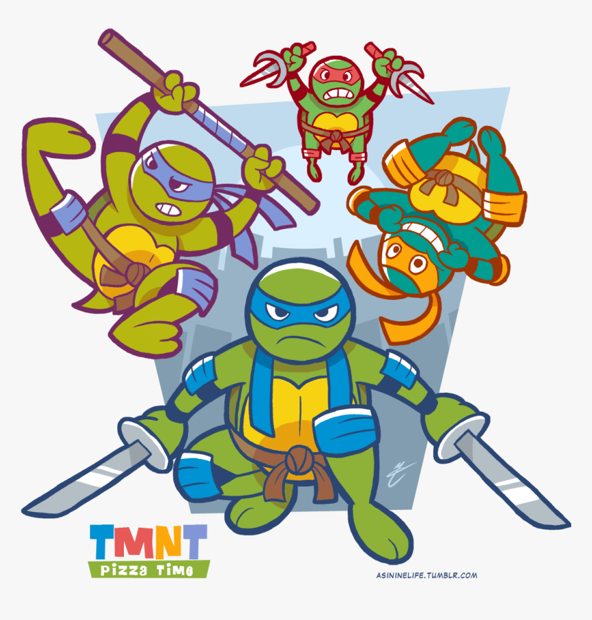 28 Collection Of Ninja Turtle Pizza Clipart - Kartun Ninja Turtle, HD Png Download