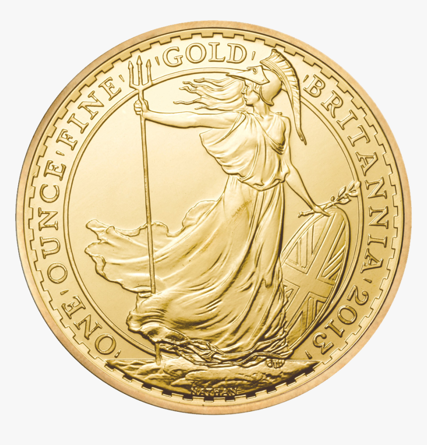 Gold Coin Png Image - 2013 Britannia Gold Coin, Transparent Png