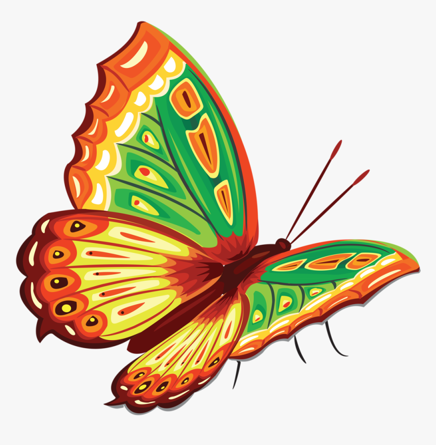 Imagen Relacionada Butterfly Clip Art, Butterfly Painting, - Butterfly Painting Png, Transparent Png