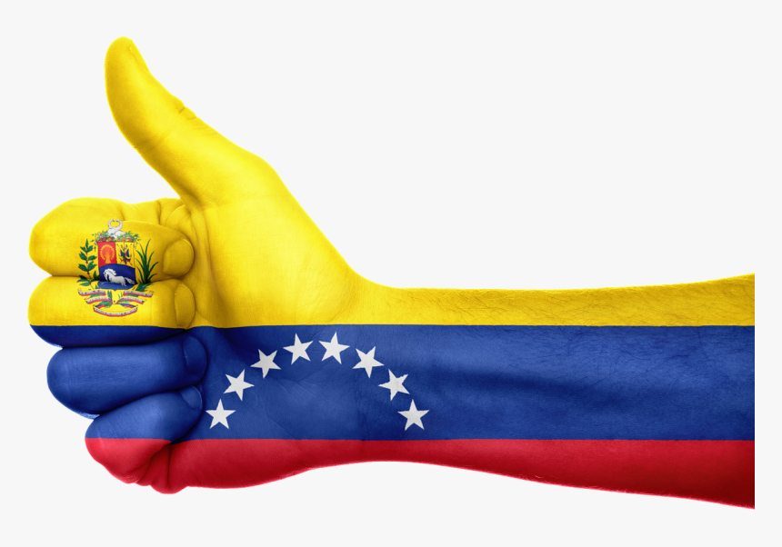 Venezuela, Flag, Hand, Patriotic, Patriotism, Symbol - Venezuela Flag, HD Png Download