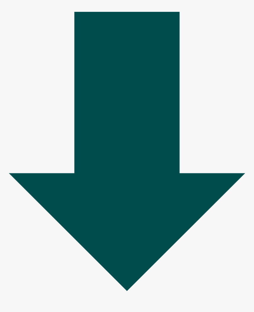Transparent Pointing Down Clipart - Down Arrow Image Transparent Background, HD Png Download