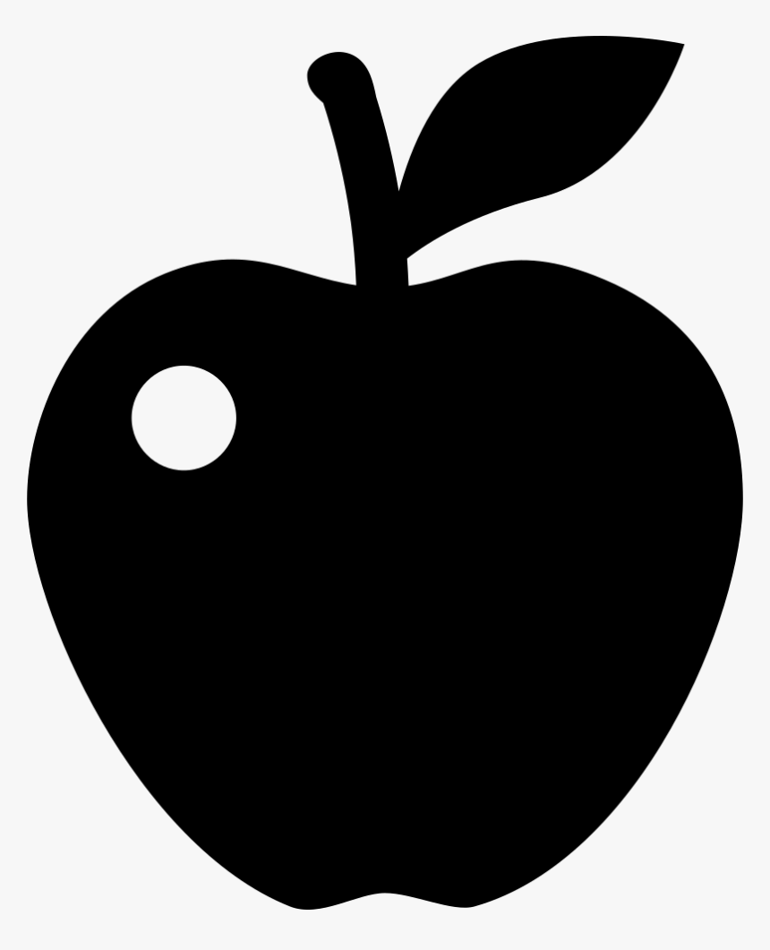 New York Apple Symbol - Apple Silhouette Clip Art, HD Png Download