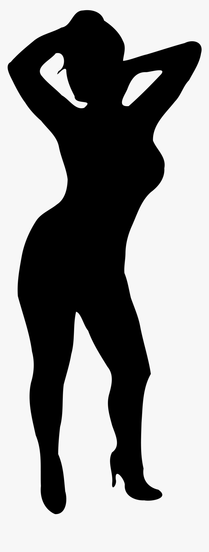 Clip Art Women Silhouette Woman Clip Art - Sexy Woman Silhouette Png, Transparent Png