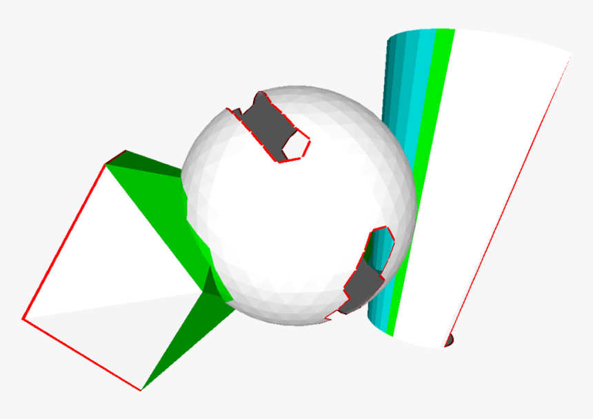 Color Coded Thin Walls , Self Intersecting Surfaces - Graphic Design, HD Png Download