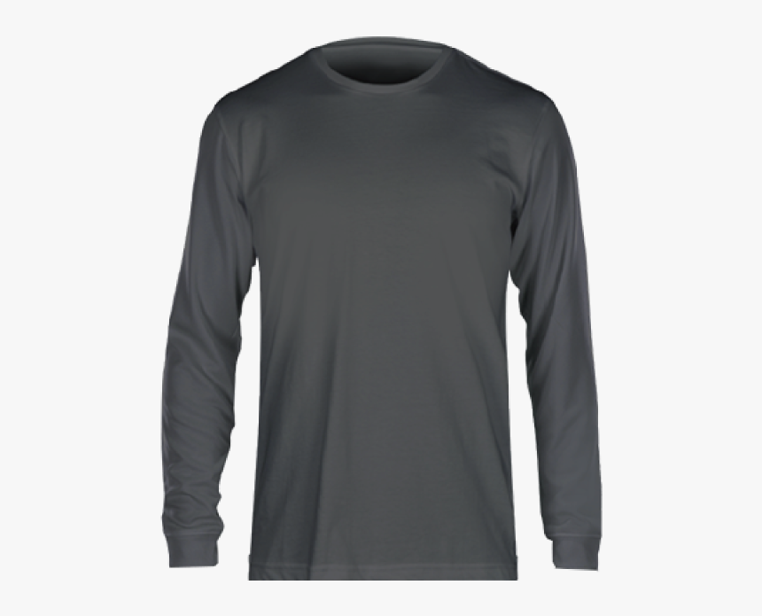 Fan Cloth Long Sleeve Tee Graphite, HD Png Download